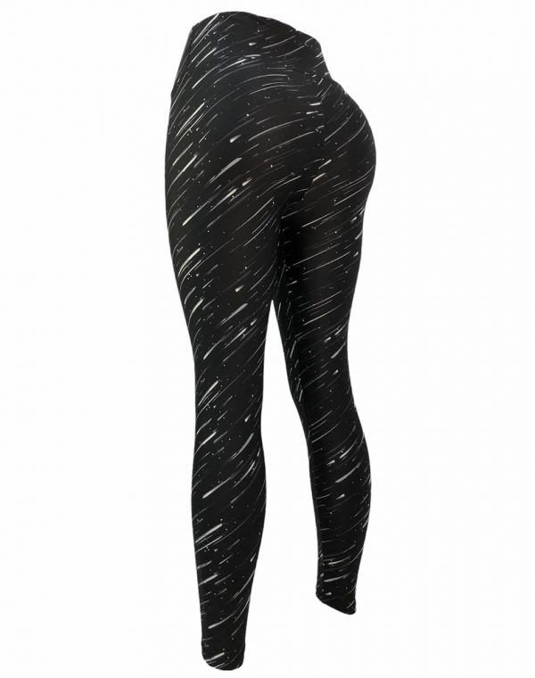 leggins negro rayas blancas camisetas raglan 150011369