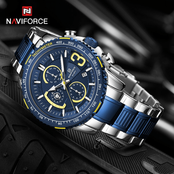 reloj naviforce 8017 hombre analogo cronografos original sigmatech 1339207235