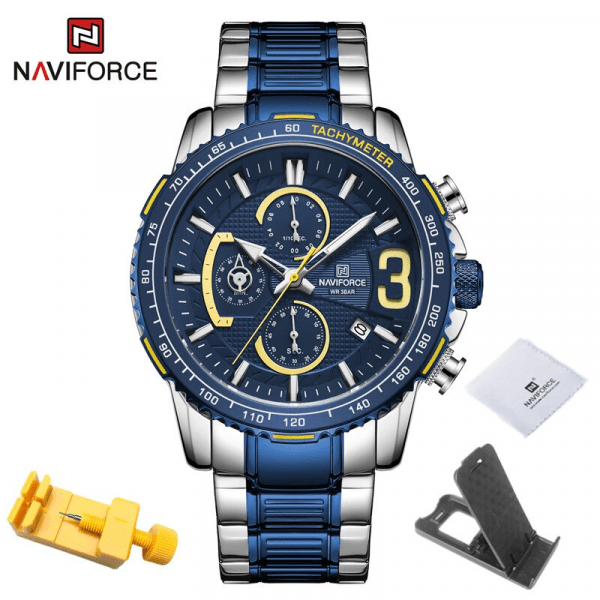 reloj naviforce 8017 hombre analogo cronografos original sigmatech 368585706