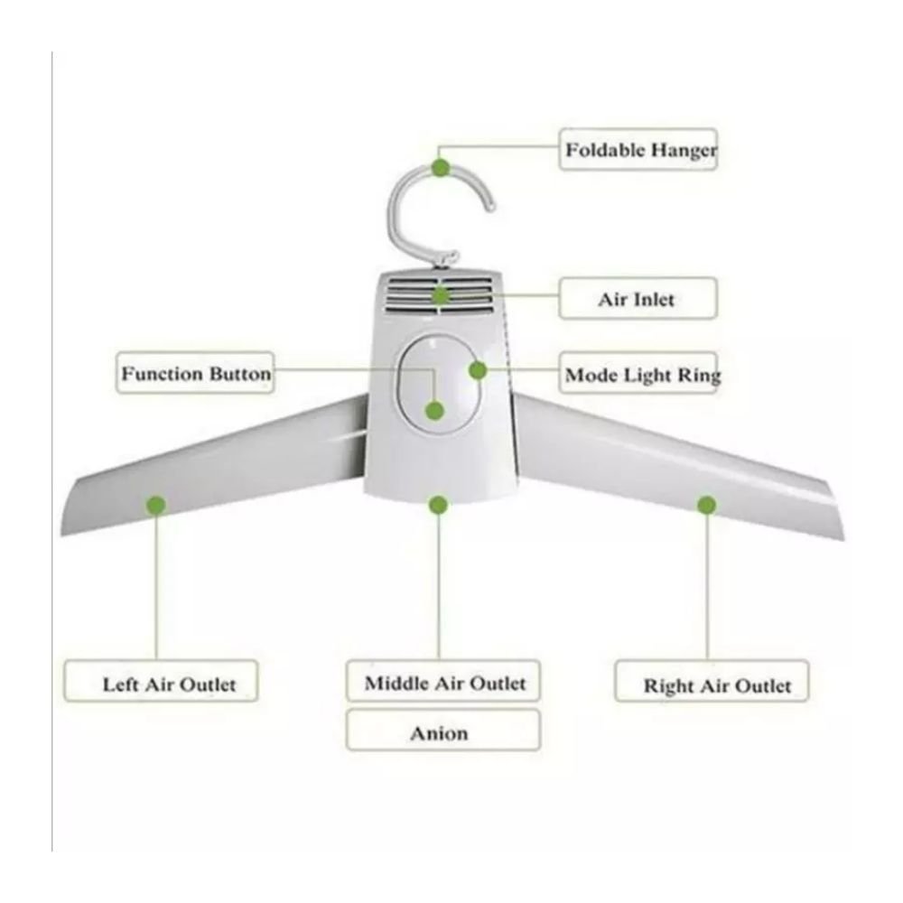 Secador Eléctrico Portátil Tendedero Plegable - Aclick descuentos ofertas  rebajas