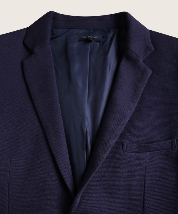 Blazer Blazer Esencial Punto Azul oscuro 1