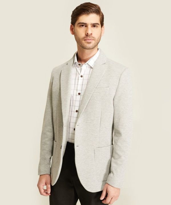 Blazer Unicolor Casual