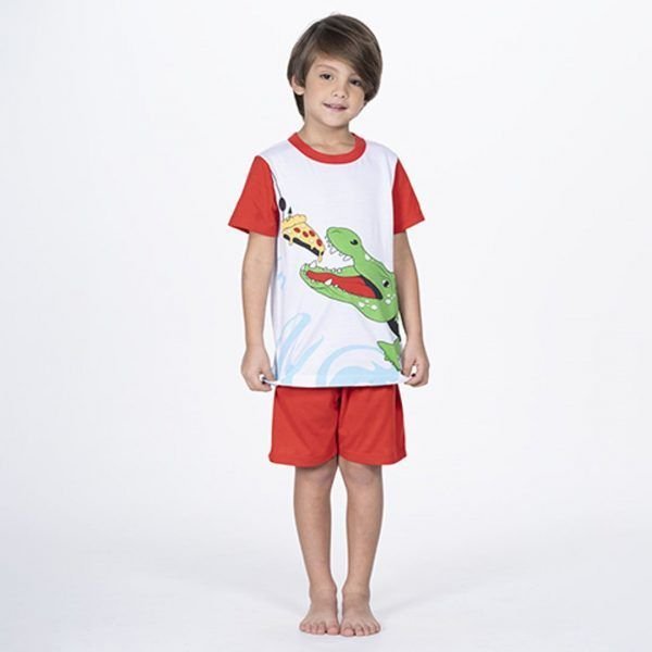 Pijama Nino Manga Corta Bermuda 2