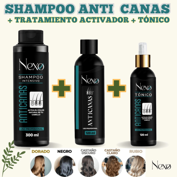 Combo Cash Shampoo Colágeno y Tónico Zero Canas