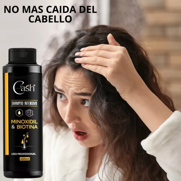 Shampoo Minoxidil Biotina Cash - Imagen 2
