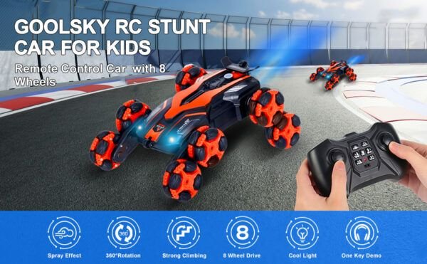 Carro a Control Racing Stunt 8WHEEL - Imagen 2