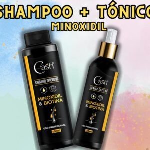 Shampoo Y Tónico Cash Minoxidil Biotina