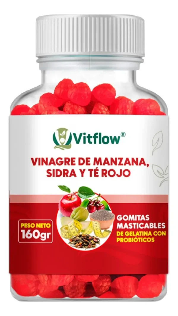 Gomitas Vinagre de Manzana Sidra y Té Rojo