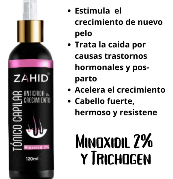 Tónico Capilar Crecimiento MINOXIDIL 2% MUJER - Imagen 5