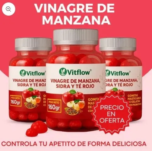 Gomitas Vinagre de Manzana Sidra y Té Rojo - Imagen 5