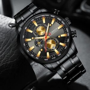 Curren-8351-black-gold