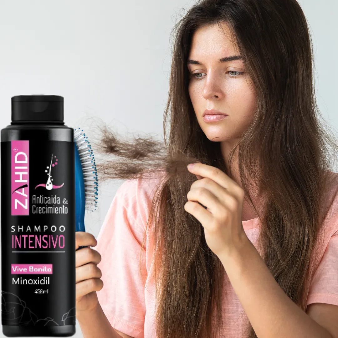 Shampoo Minoxidil Intensivo Rosa Con Tónico Capilar Crecimiento 5 Shampoo Minoxidil Intensivo Rosa Con Tónico Capilar Crecimiento - Imagen 3