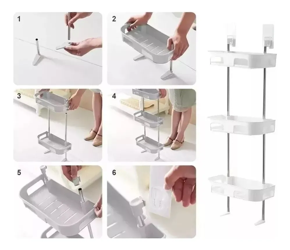 Organizador De Bano De 3 Niveles 13