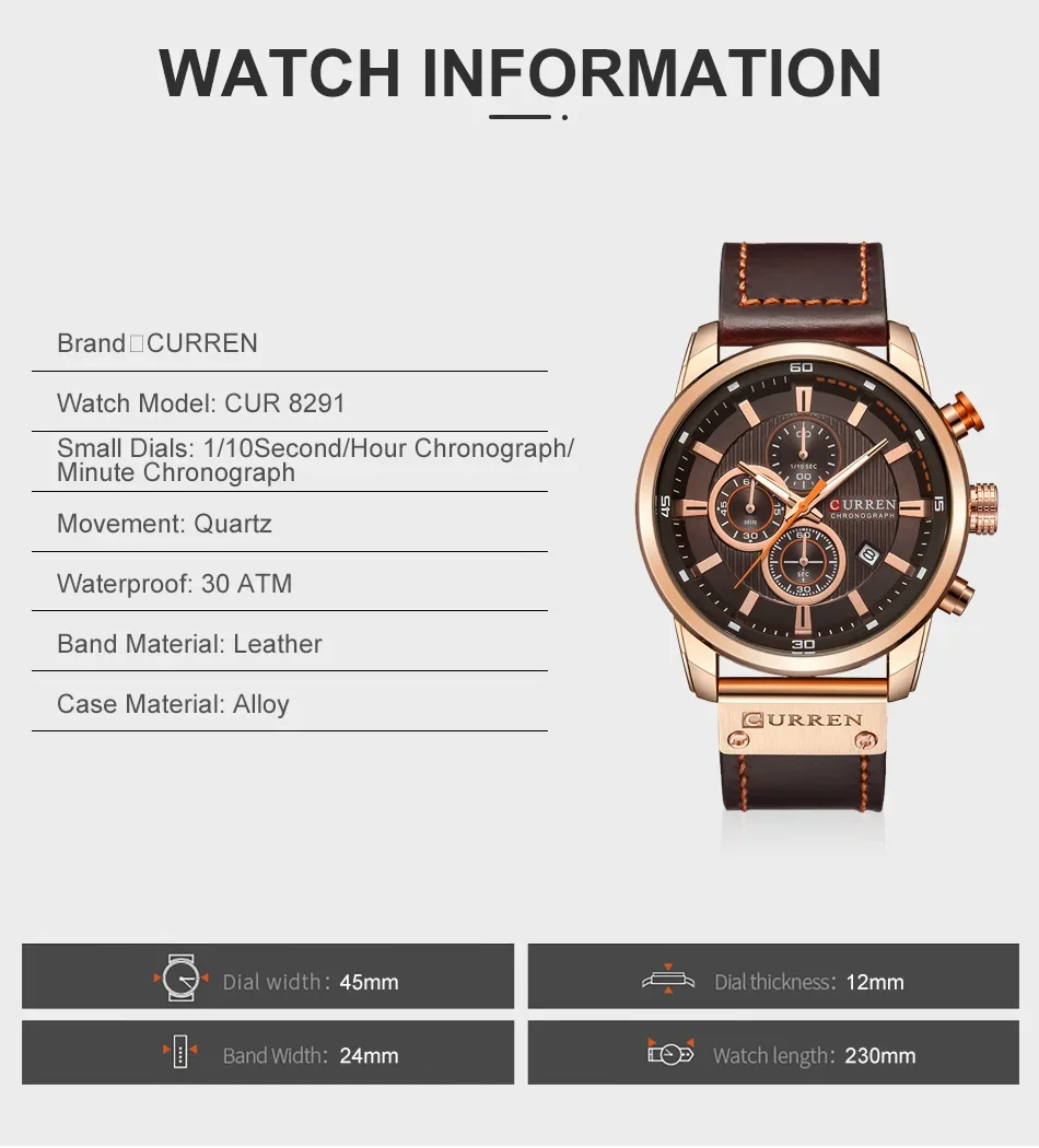 Reloj Curren 8291 9