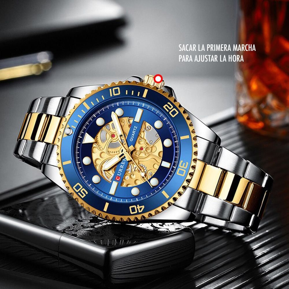 Reloj Curren 8412 Clasico Cuarzo Acero 1
