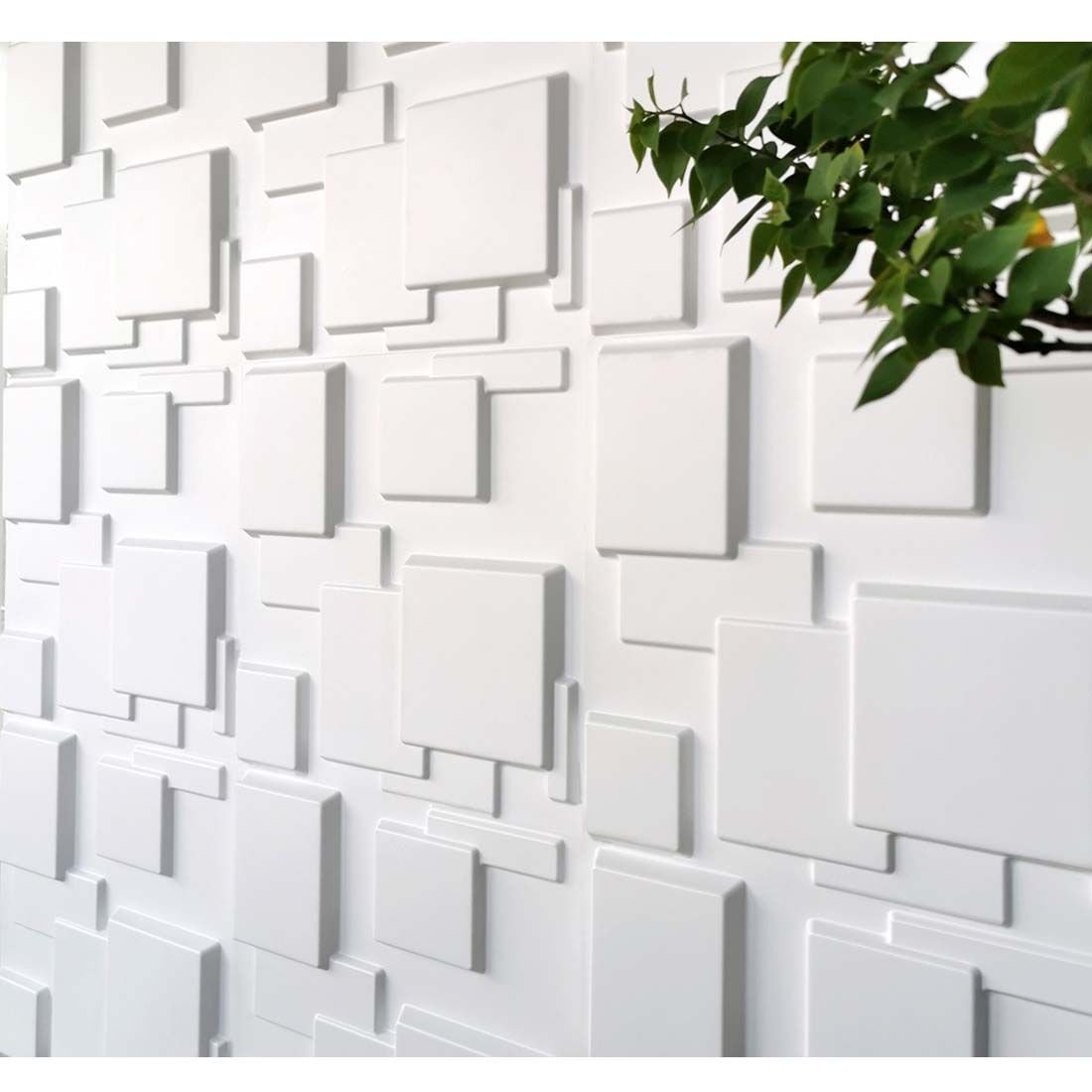 Panel de Pared 3D en PVC x 4 Unidades D095 9 Panel de Pared 3D en PVC x 4 Unidades D095 - Imagen 5