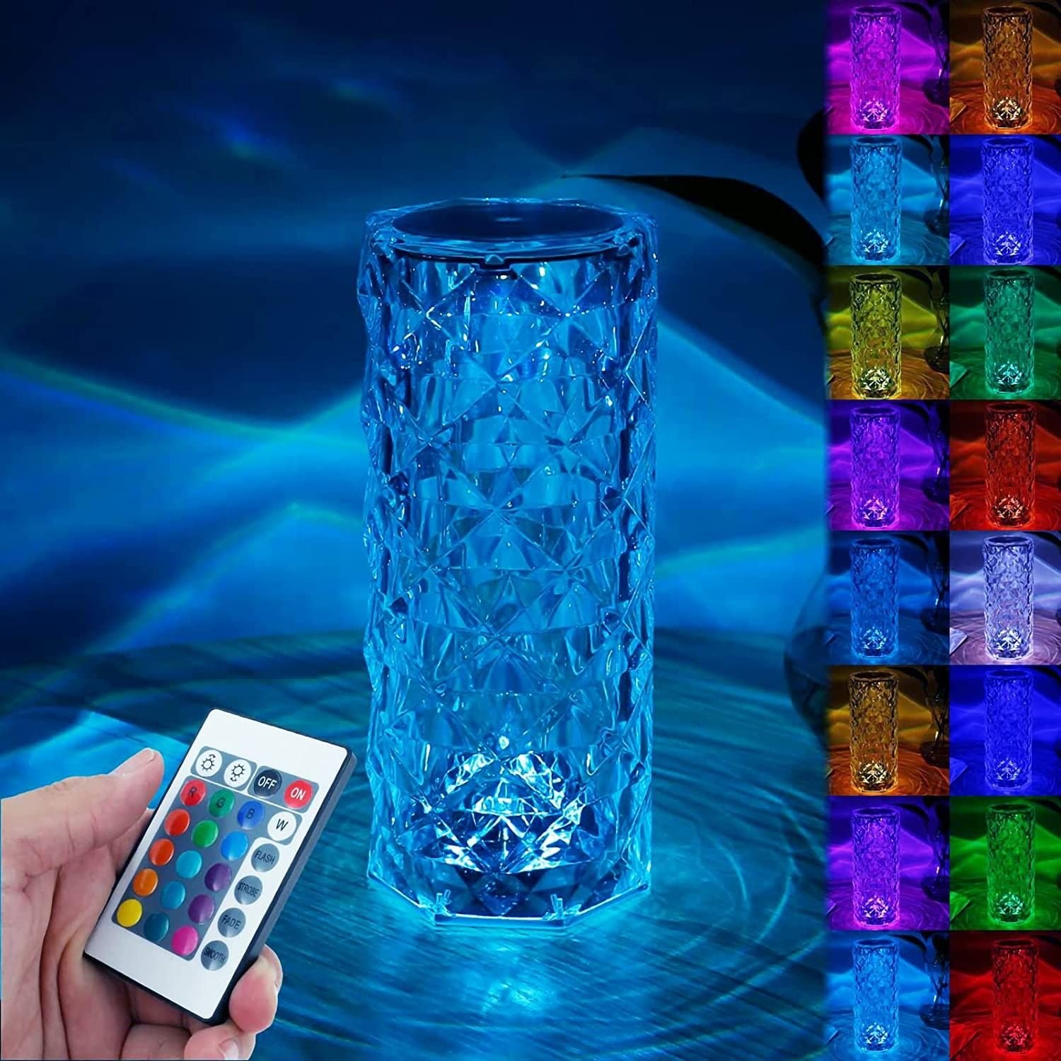LÁMPARA DIAMANTE RGB 1 LÁMPARA DIAMANTE RGB