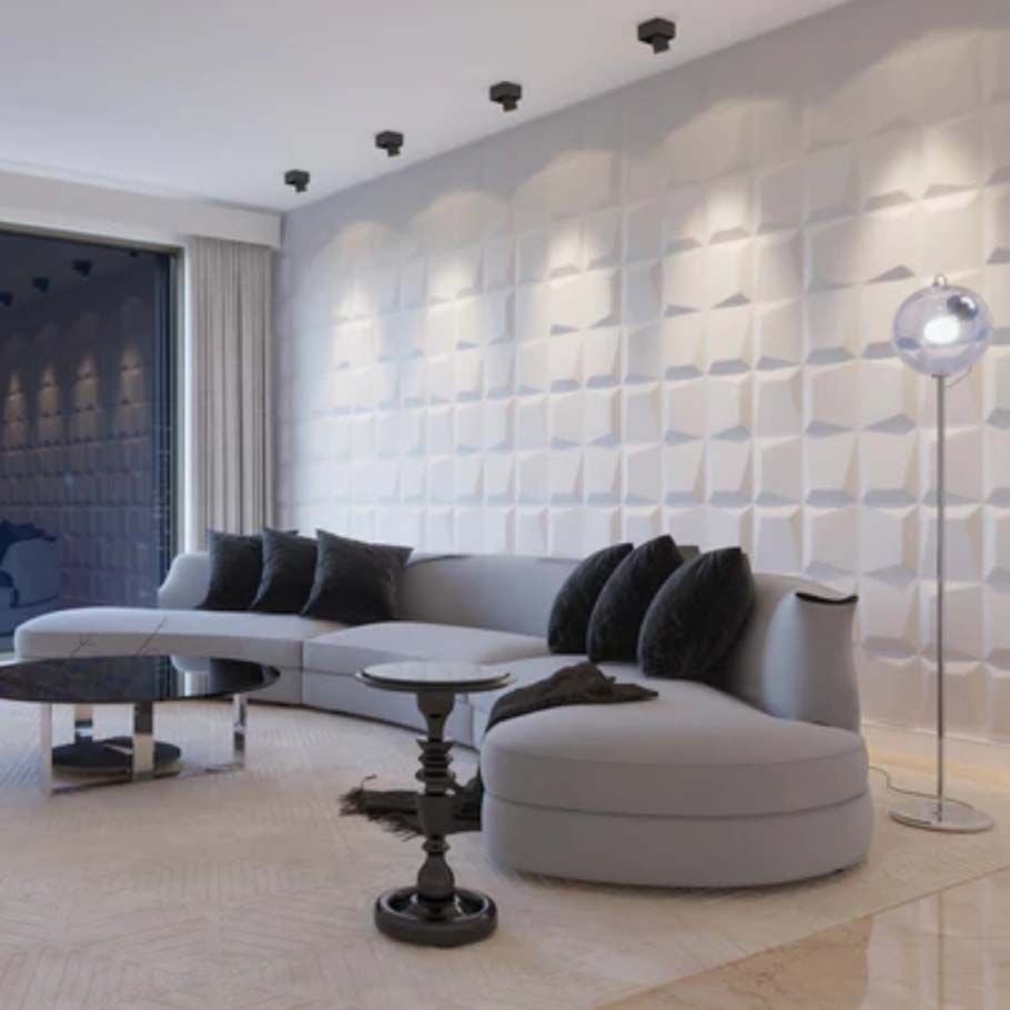 Panel de Pared 3D en PVC x 4 Unidades D090 3 Panel de Pared 3D en PVC x 4 Unidades D090 - Imagen 2