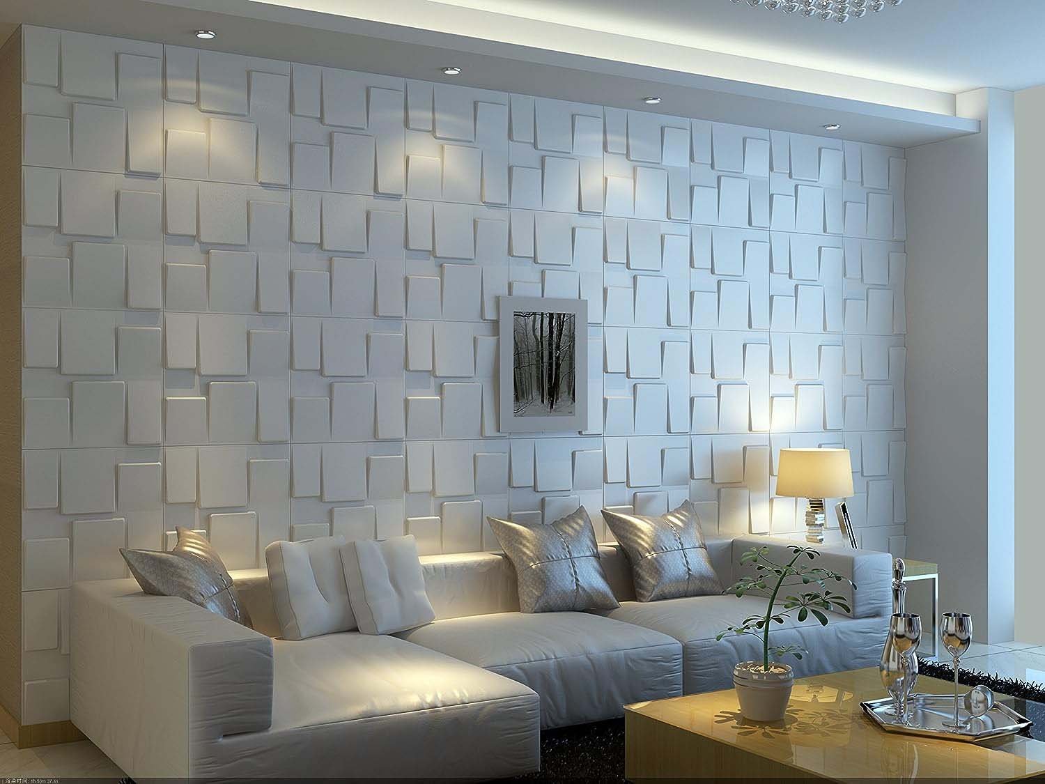 Panel 3D PVC x 4 Unidades D098 5 Panel 3D PVC x 4 Unidades D098 - Imagen 3
