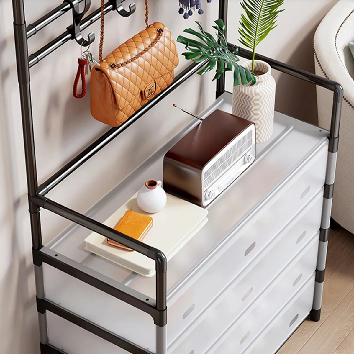 Estante Organizador Zapatos 4 Niveles 7