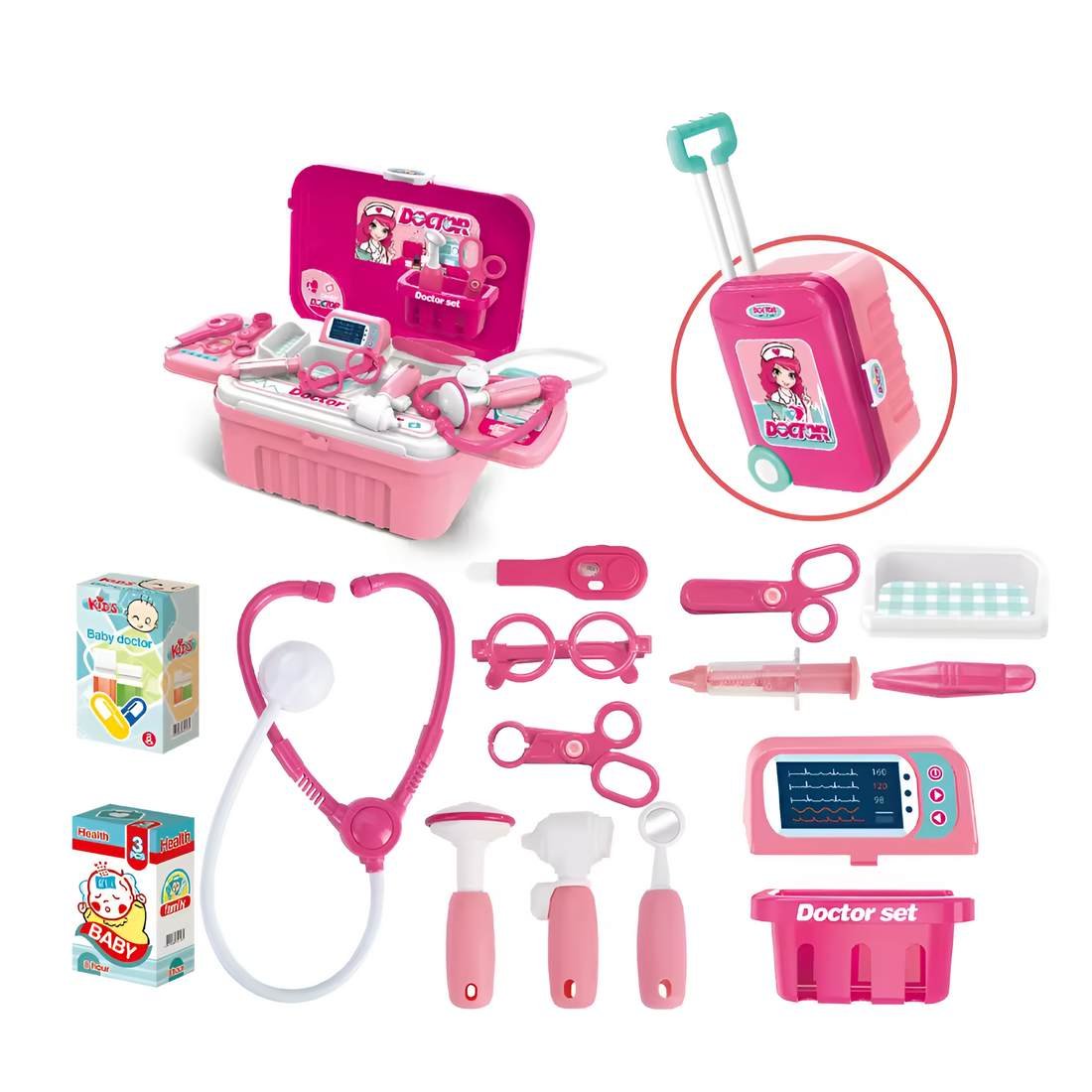Set Maleta de Juego Doctora Infantil con Sonido 9 Set Maleta De Juego Doctor Infantil 3