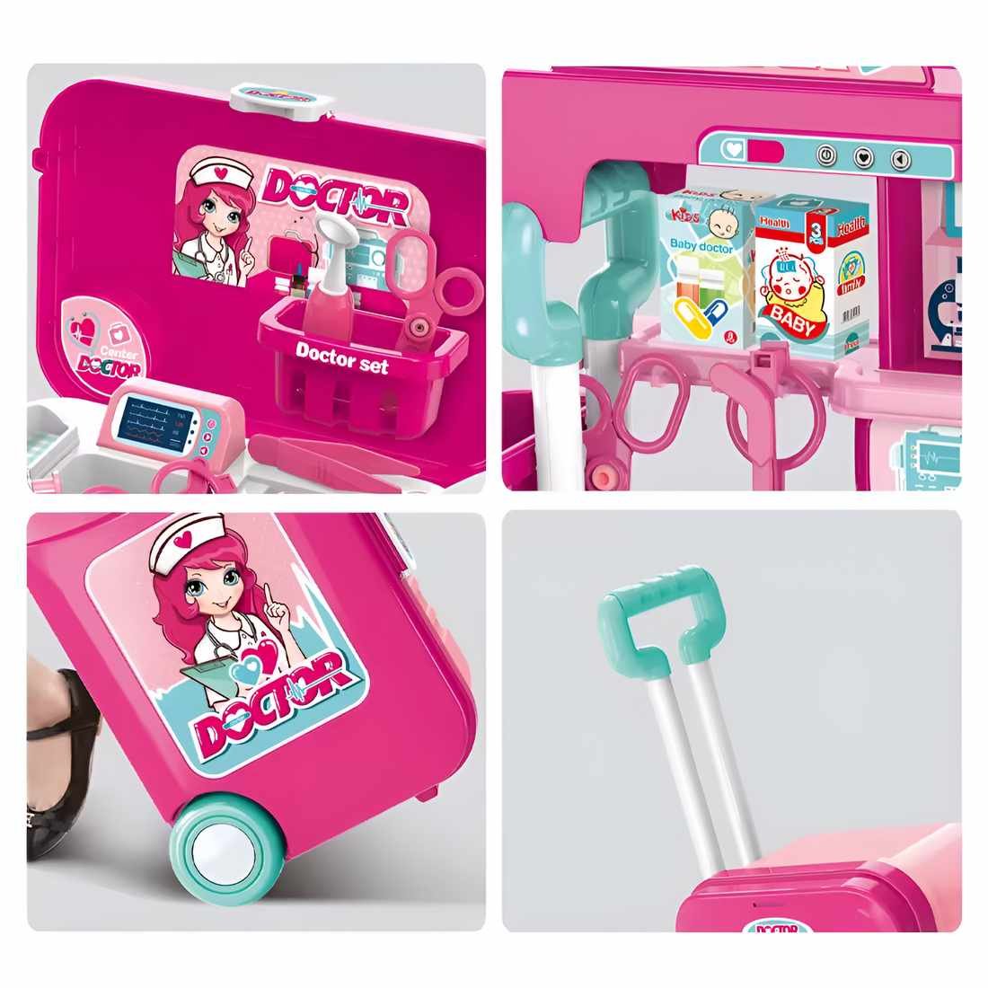 Set Maleta de Juego Doctora Infantil con Sonido 7 Set Maleta de Juego Doctora Infantil con Sonido - Imagen 4