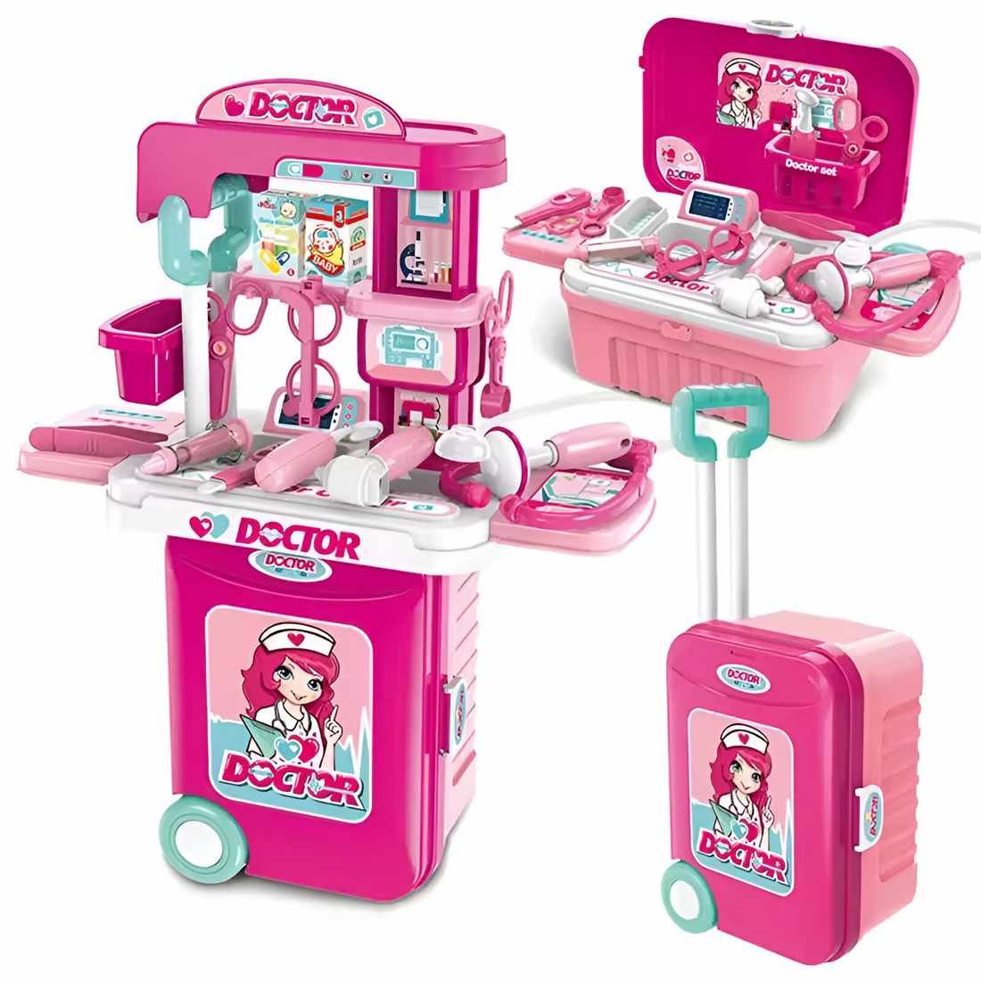 Set Maleta de Juego Doctora Infantil con Sonido 12 Set Maleta De Juego Doctor Infantil 6
