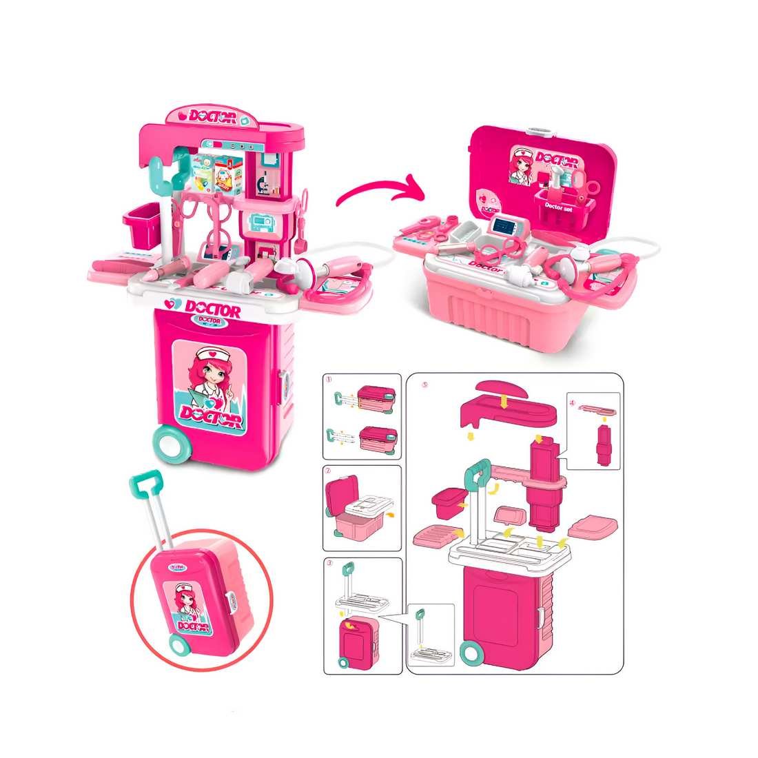 Set Maleta de Juego Doctora Infantil con Sonido 10 Set Maleta De Juego Doctor Infantil 7