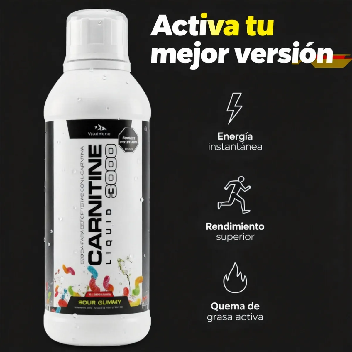 X 2 Carnitine Maca Borojo Chontaduro 10