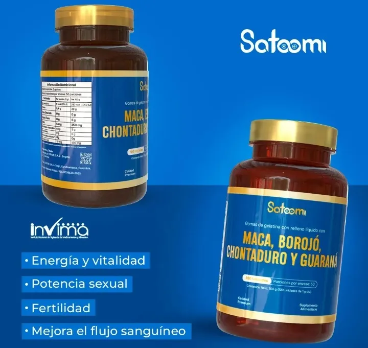 X 2 Carnitine Maca Borojo Chontaduro 5