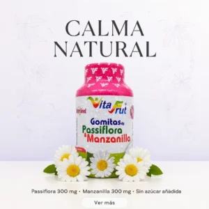 X 2 Gomitas De Passiflora Manzanilla C