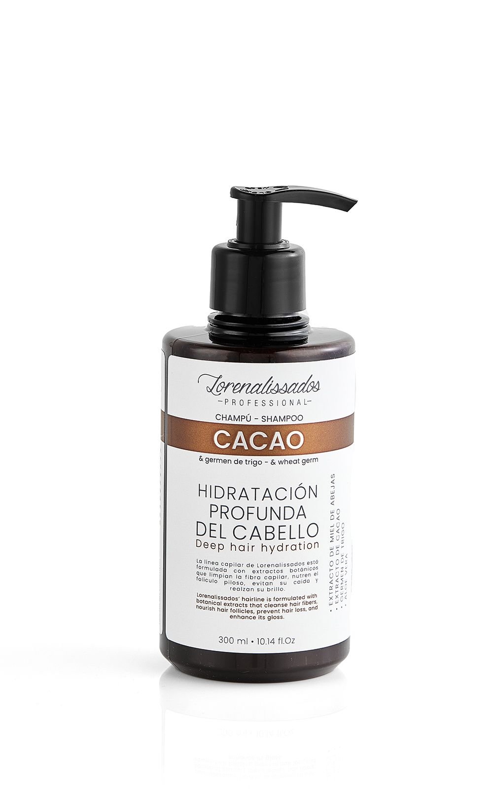 Shampoo de Cacao y Germen de Trigo 300 ml - Imagen 4