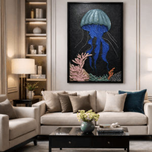 Cuadro Decorativo Medusa en Alto Relieve