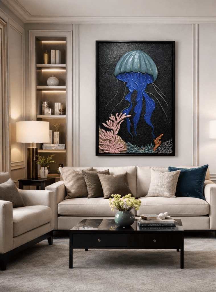 Cuadro Decorativo Medusa en Alto Relieve