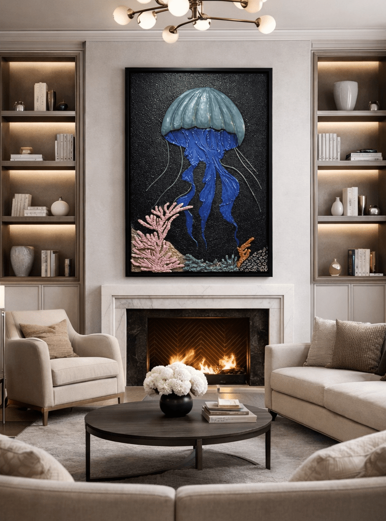 Cuadro Decorativo Medusa en Alto Relieve