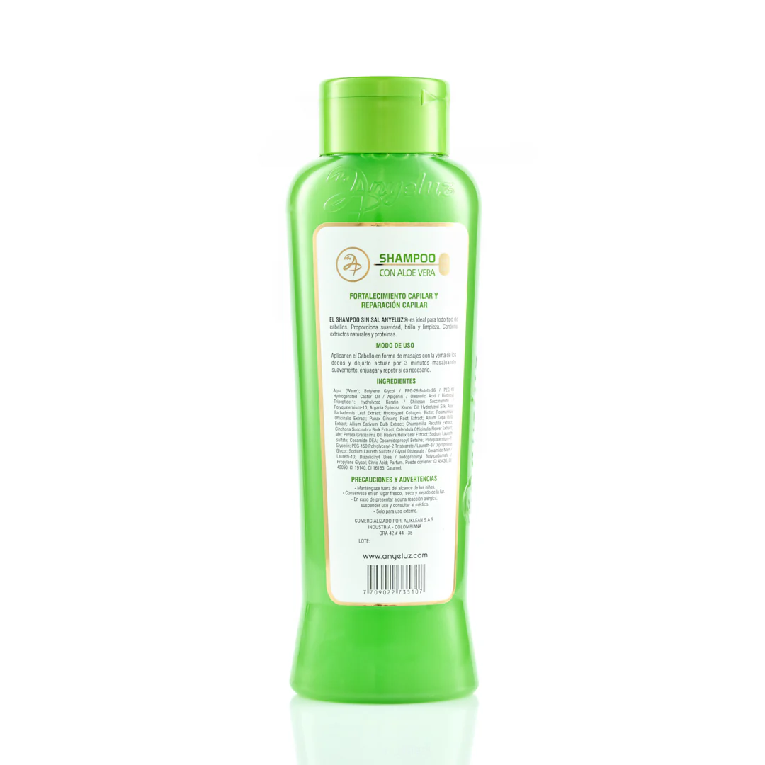 Shampoo con Aloe Anyeluz - Imagen 2