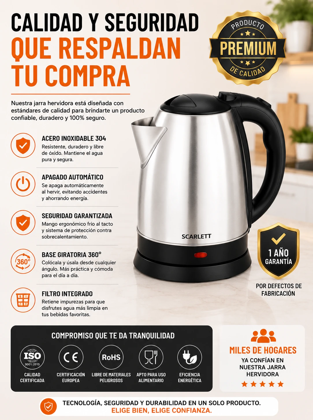 Jarra Hervidora Para Agua Electrica-5