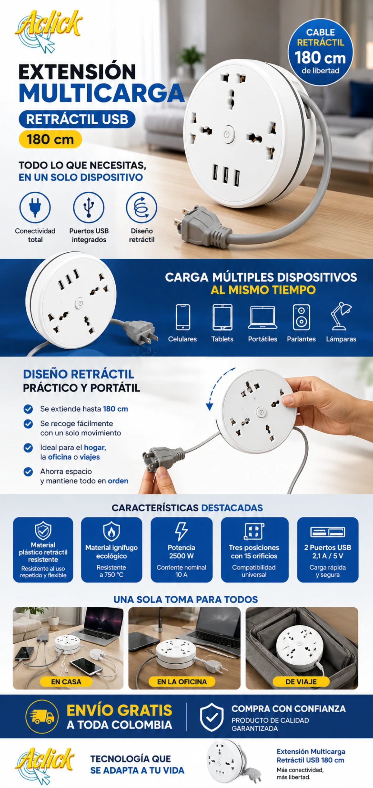 Extension Multicarg Enrollable 1 1