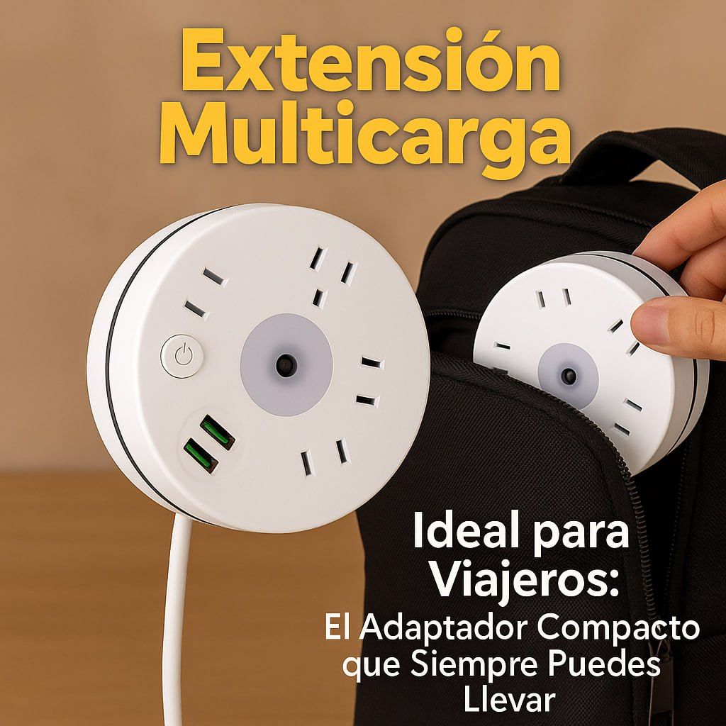 Extensión Multicarga Retráctil USB 180cm - Imagen 2