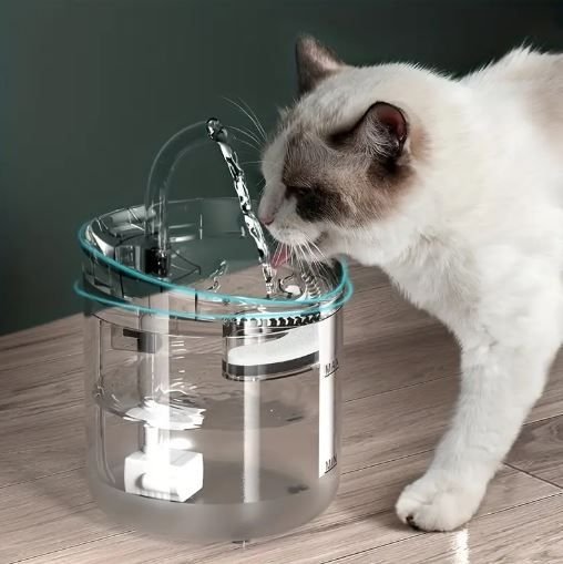 Fuente de agua con sensor para gatos