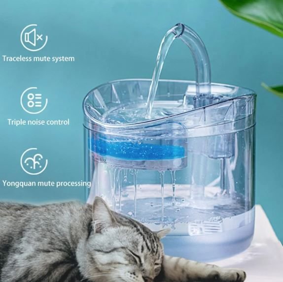 Fuente de agua con sensor para gatos - Imagen 4