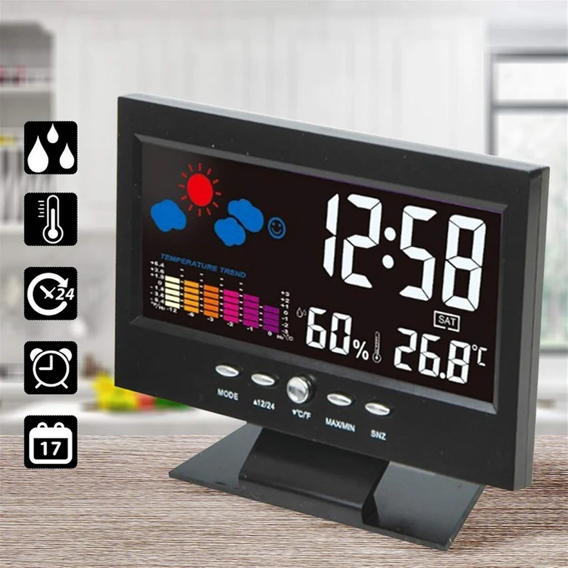 Reloj de Sobremesa Digital LED 8082T