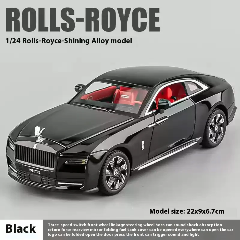 Vehículo modelo de aleación brillante Rolls-Royce Escala 1:24 - Imagen 2