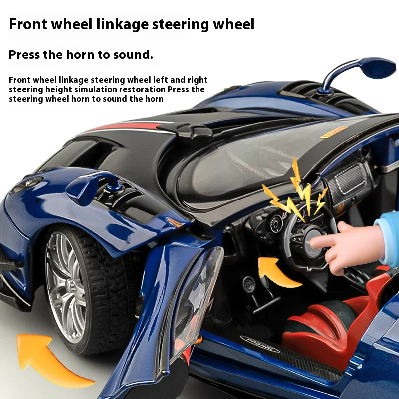 Modelo de coche deportivo de aleación genial 1:18 - Imagen 3