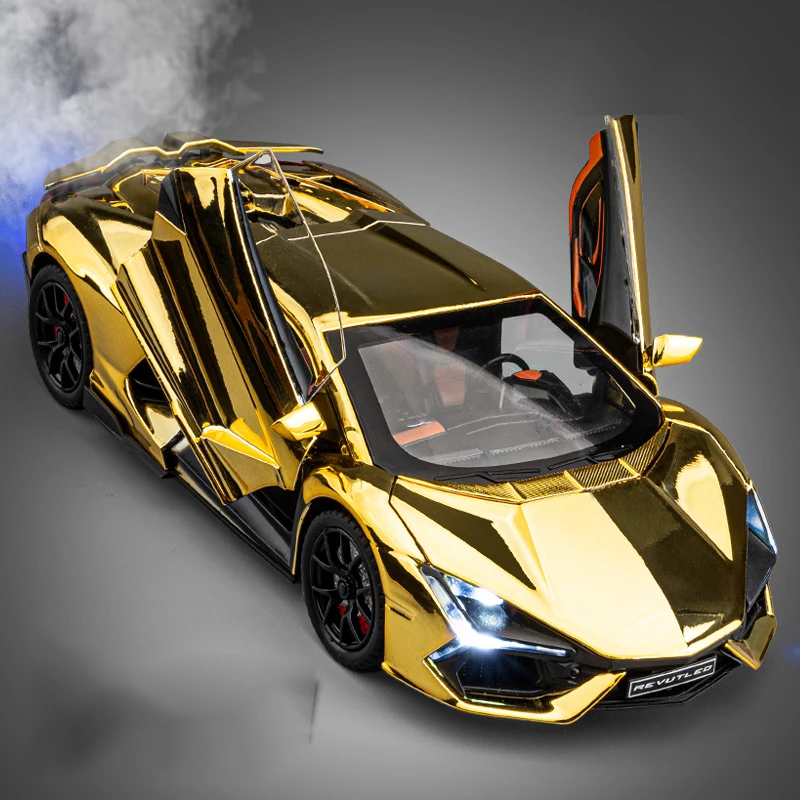 Lamborghini Revuelto versión chapada en aerosol Escala 1:24