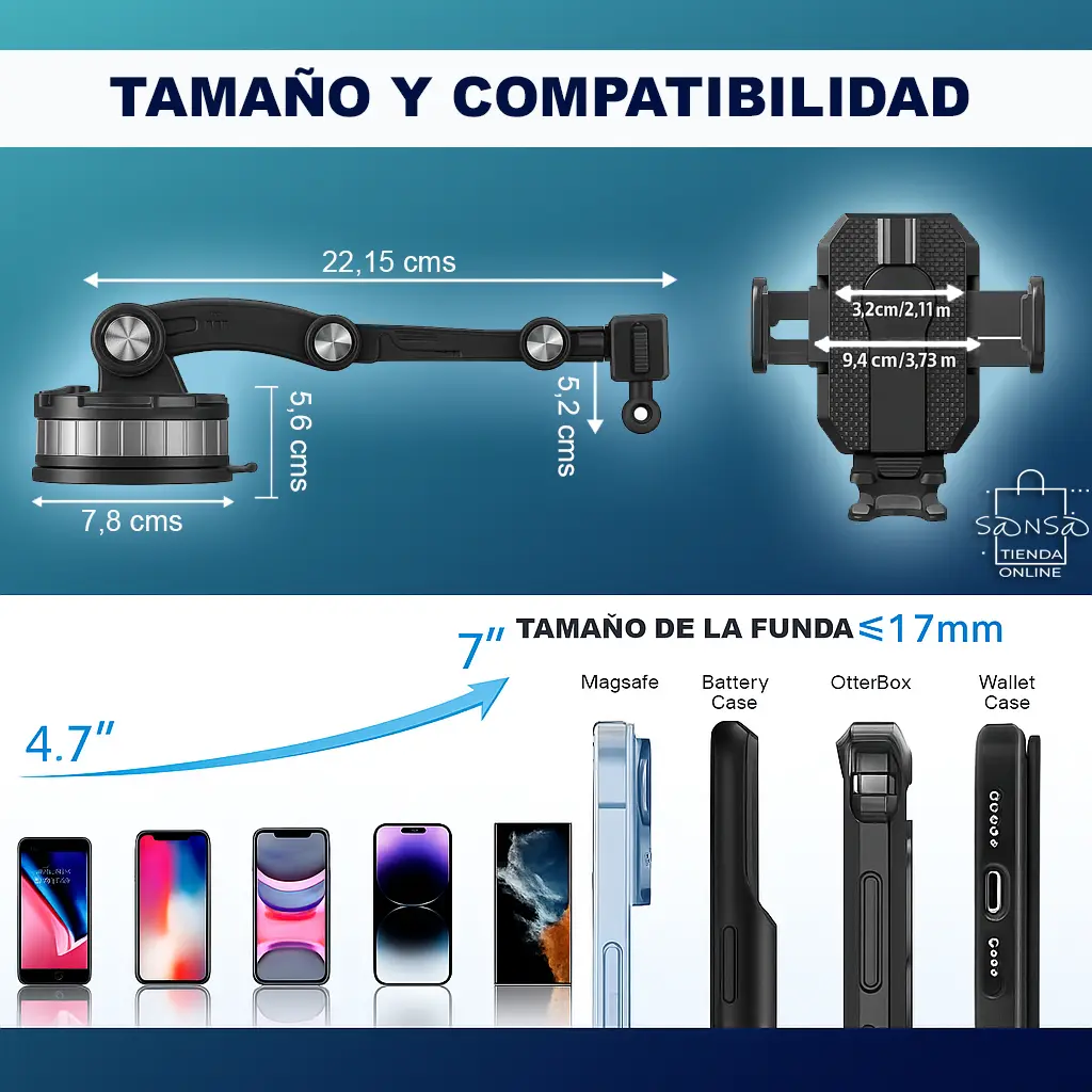 soporte de celular para carro - Imagen 3