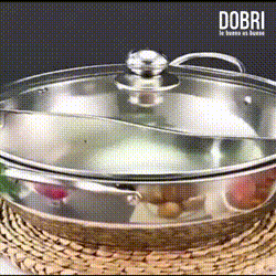 Olla Doble Compartimiento de Acero Inoxidable 14 olla hotpot gif 2 1