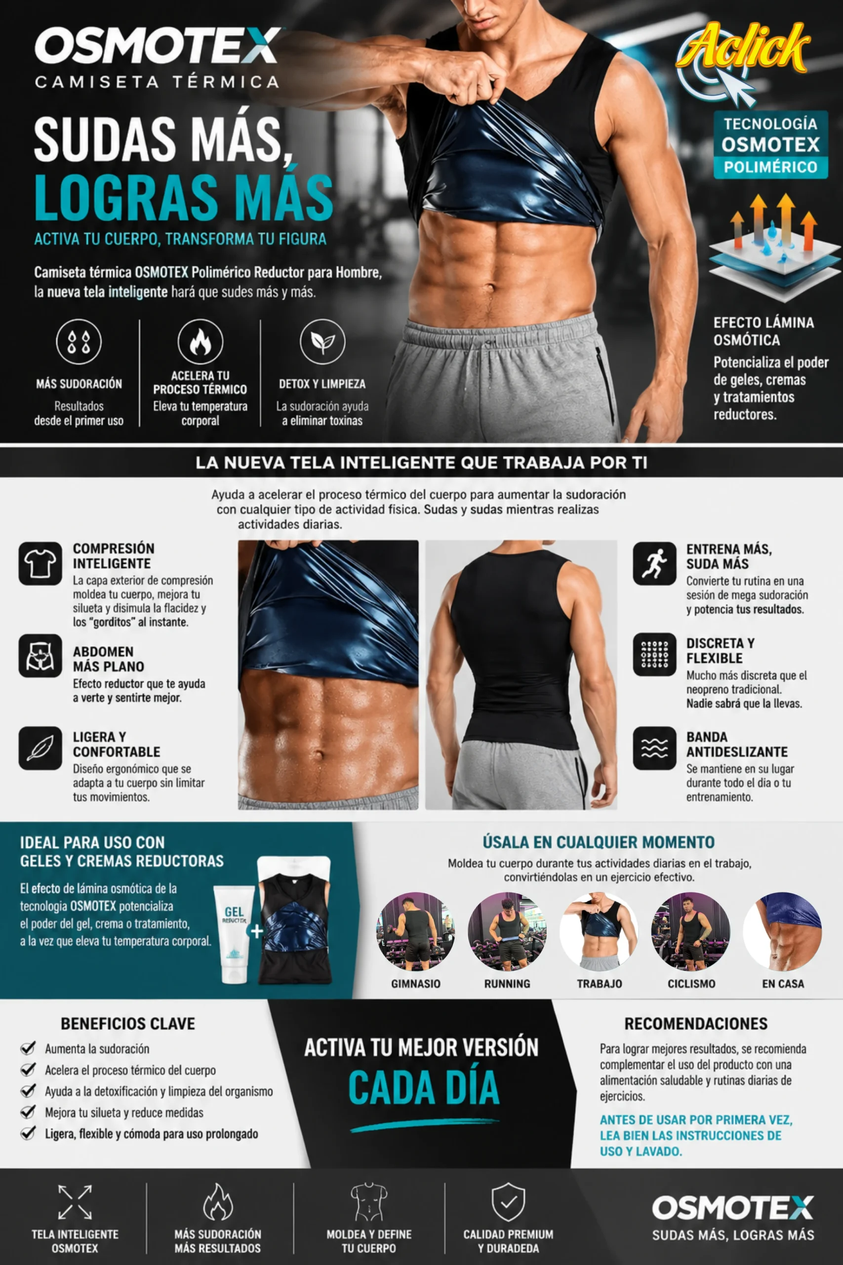 Camiseta Térmica Osmotex Hombre