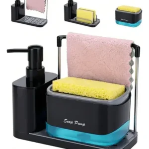 Dispensador de jabón doble para cocina