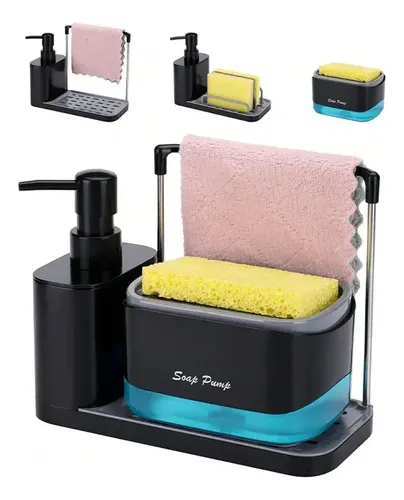 Dispensador de jabón doble para cocina